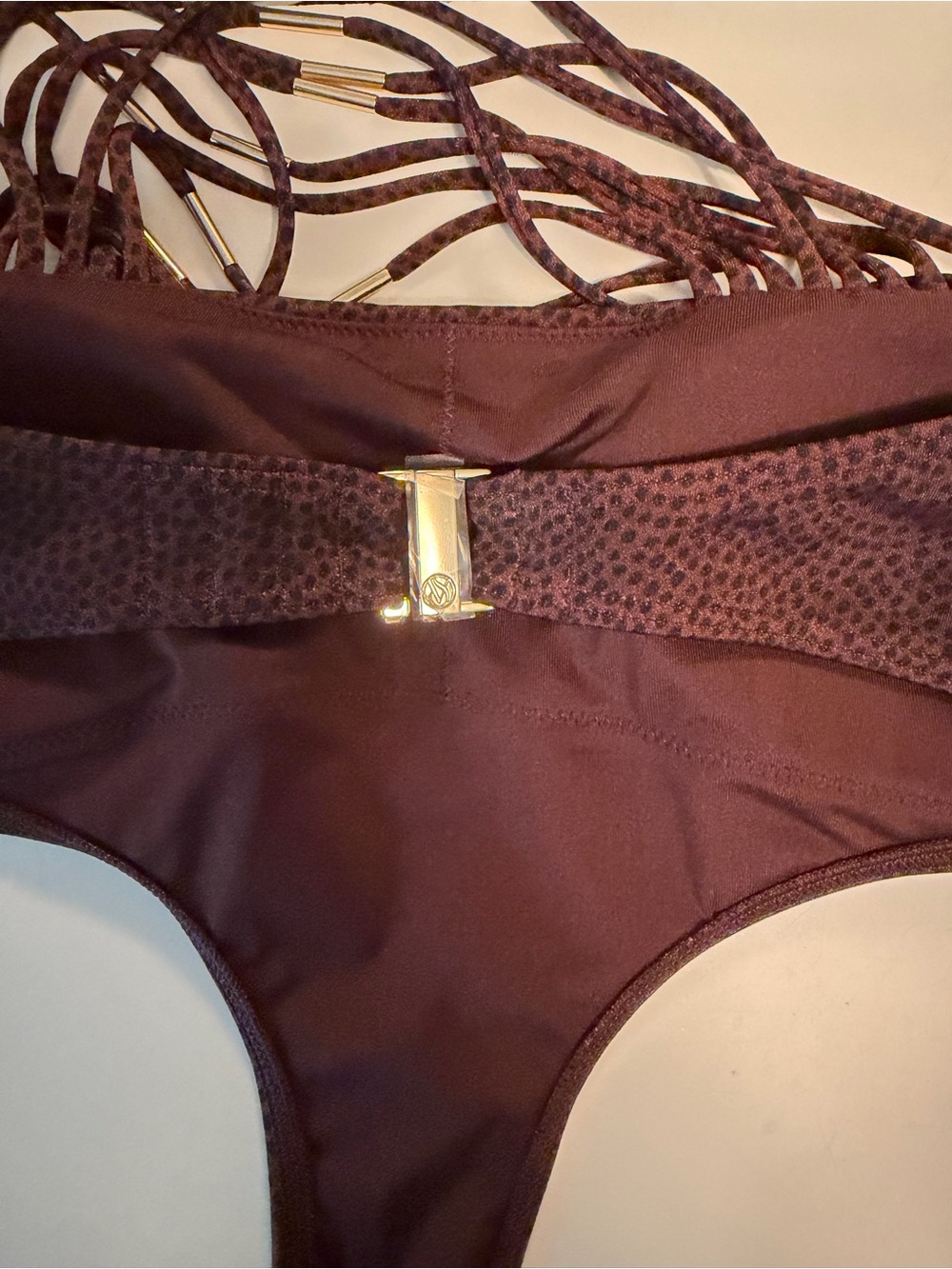BNWT Victoria Secret Archives Strappy Hardware Monokini - Picture 7 of 9